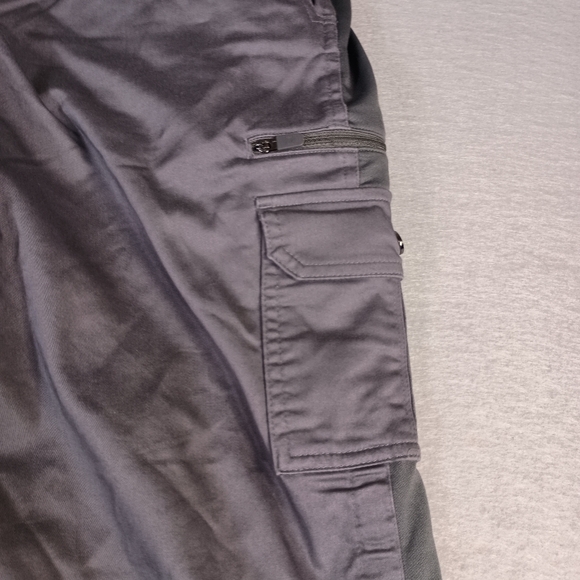 SCOTTeVEST Margaux Cargaux Gray Cargo Pants Women L Hiking Pockets 36x29.5 - Picture 5 of 14